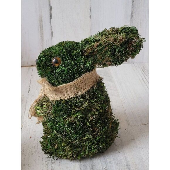 Easter bunny bottle brush hedge bush figure rabbit - Picture 3 of 6